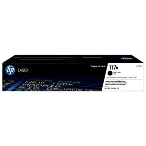 HP 117A Original LaserJet Toner Cartridges - Black/Cyan/Magenta/Yellow - 700/1000 Page Yield - for HP Color Laser 150/178/179 Series Printers