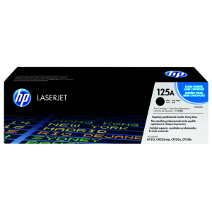 HP 125A Original LaserJet Toner Cartridges - Black/Cyan/Magenta/Yellow - for HP Color LaserJet CP1215/CP1515n/CM1312nfi Series Printers