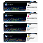 HP 130A Original LaserJet Toner Cartridges - Black/Cyan/Magenta/Yellow - for HP Color LaserJet Pro M176/M177 Series Printers