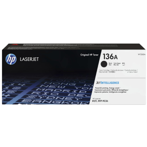 HP 136A (W1360A) Original LaserJet Toner Cartridge - Black - 1,150 Page Yield - for HP LaserJet M211/M234/M236 Series Printers