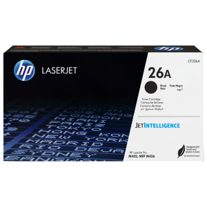 HP 26A (CF226A) Original LaserJet Toner Cartridge - Black - 3,100 Page Yield - For HP LaserJet Pro M402, M426 Series