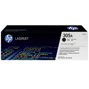 HP 305A Original LaserJet Toner Cartridges - Black/Cyan/Magenta/Yellow - for HP Color LaserJet Pro 300/400 Series Printers