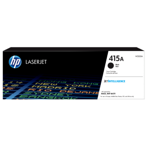 HP 415A Original LaserJet Toner Cartridges - Black/Cyan/Magenta/Yellow - for HP Color LaserJet Pro M454/MFP M479 Series Printers