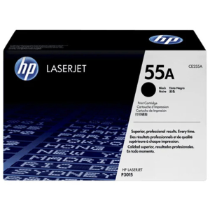 HP 55A (CE255A) Original LaserJet Toner Cartridge - Black - 6,000 Page Yield - For HP LaserJet P3015, Enterprise 525, Pro M521 Series