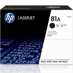 HP 81A (CF281A) Original LaserJet Toner Cartridge - Black - 10,500 Page Yield - for HP LaserJet Enterprise M604, M605, M606, MFP M630 Series