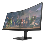 HP OMEN 34" WQHD 165Hz Curved Gaming Monitor, 1ms, AMD FreeSync, HDR, Eye Ease