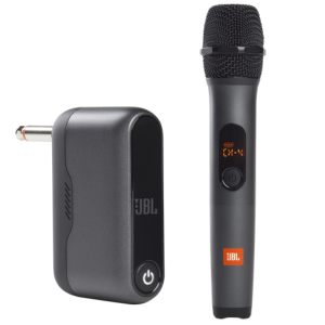 JBL Wireless Microphone Single: UHF, 6H Battery, Plug & Play, Pro Sound, Built-in Mic