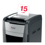 Rexel Optimum AutoFeed+ 600X Cross-Cut Shredder - 150L Bin, 20-Sheet Manual Feed, P-4 Security