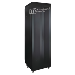 Giganet GN-002-6842 42U Server Cabinet - 600mm Wide, 800mm Deep, Glass Door,  4 Fans, 3 Shelves