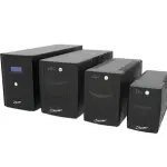 GIGANET GN-UPS-DGL1-650VA 600VA/360W Line Interactive UPS with UK Power Cable, LED Display, 2x7Ah Battery