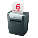 Rexel Momentum X406 Cross Cut Shredder (6 Sheets, P-4 Security) - Compact & Efficient