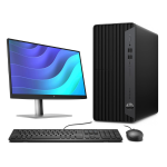 HP ProDesk 600 G6 Desktop PC - Intel Core i5-10500, 8GB RAM, 128GB SSD + 1TB HDD, CPU Only