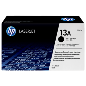 HP 13A Black Original LaserJet Toner Cartridge (Q2613A) - 2,500 Page Yield