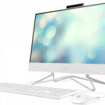 HP 200 G4 21.5" All-in-One PC i3-12th Gen 4GB 1TB DOS Snow White